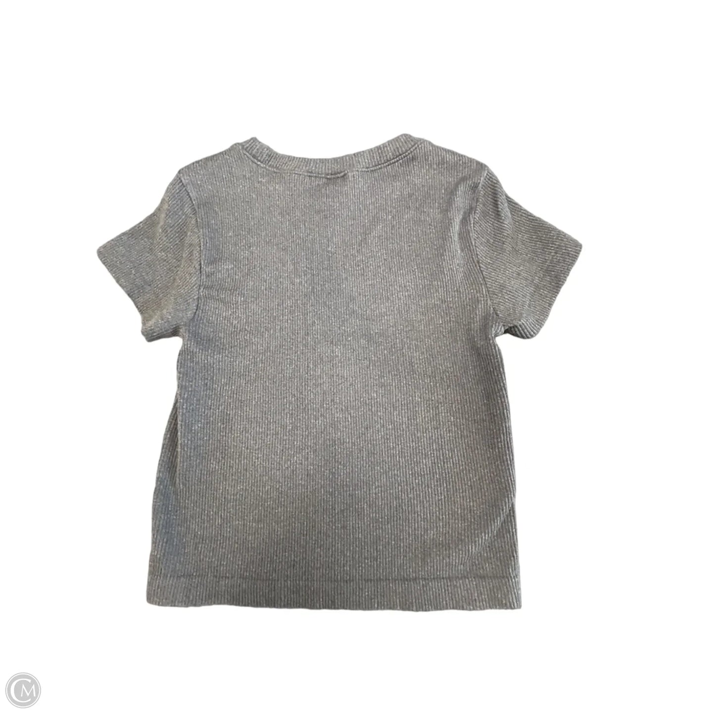 Top Short Sleeve By Old Navy In Grey, Size: L
