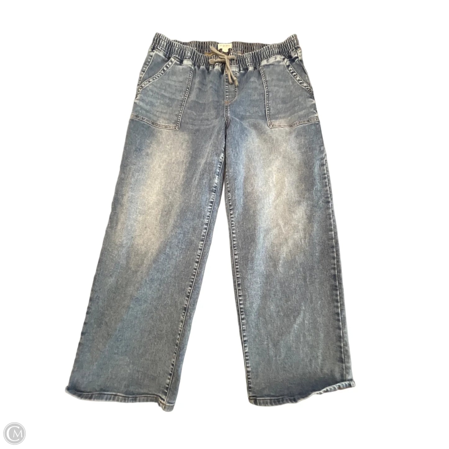 Jeans Wide Leg By Maurices In Blue Denim, Size: 16