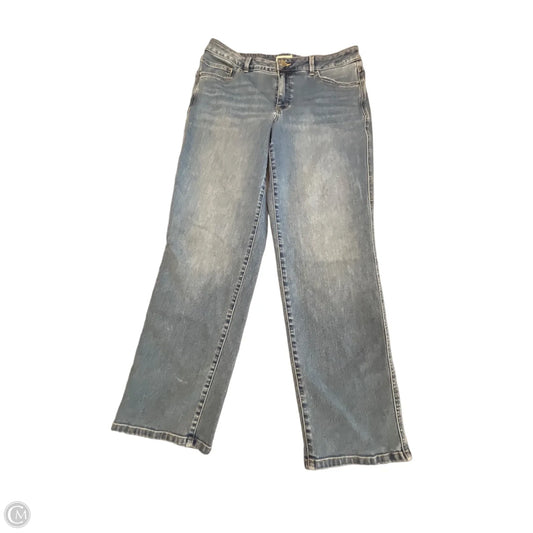 Jeans Straight By Maurices In Blue Denim, Size: 16