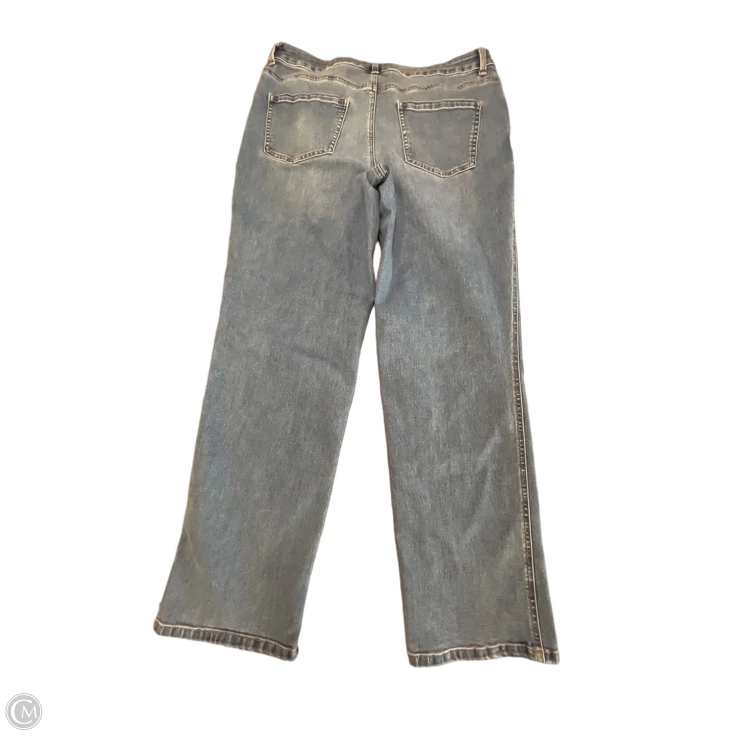 Jeans Straight By Maurices In Blue Denim, Size: 16