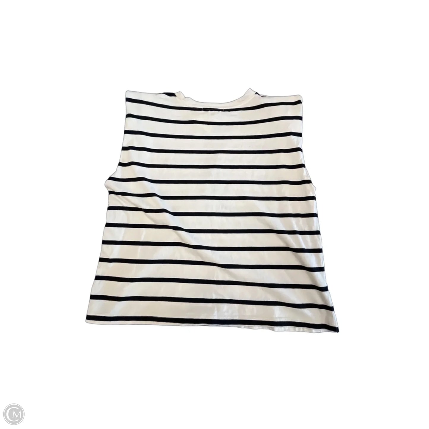 Top Sleeveless By Sanctuary In Striped Pattern, Size: L
