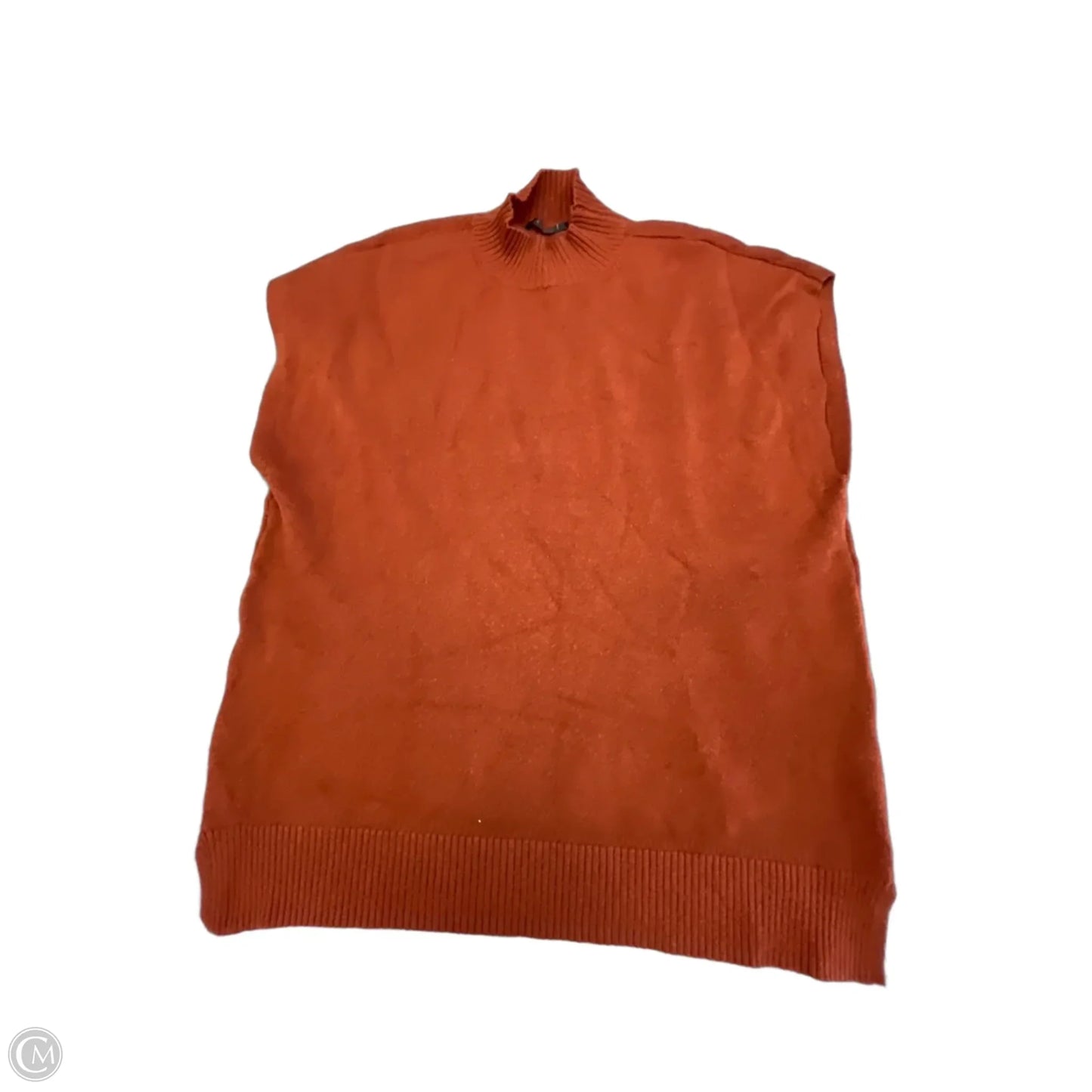 Vest Sweater By Cyrus In Orange, Size: Xl