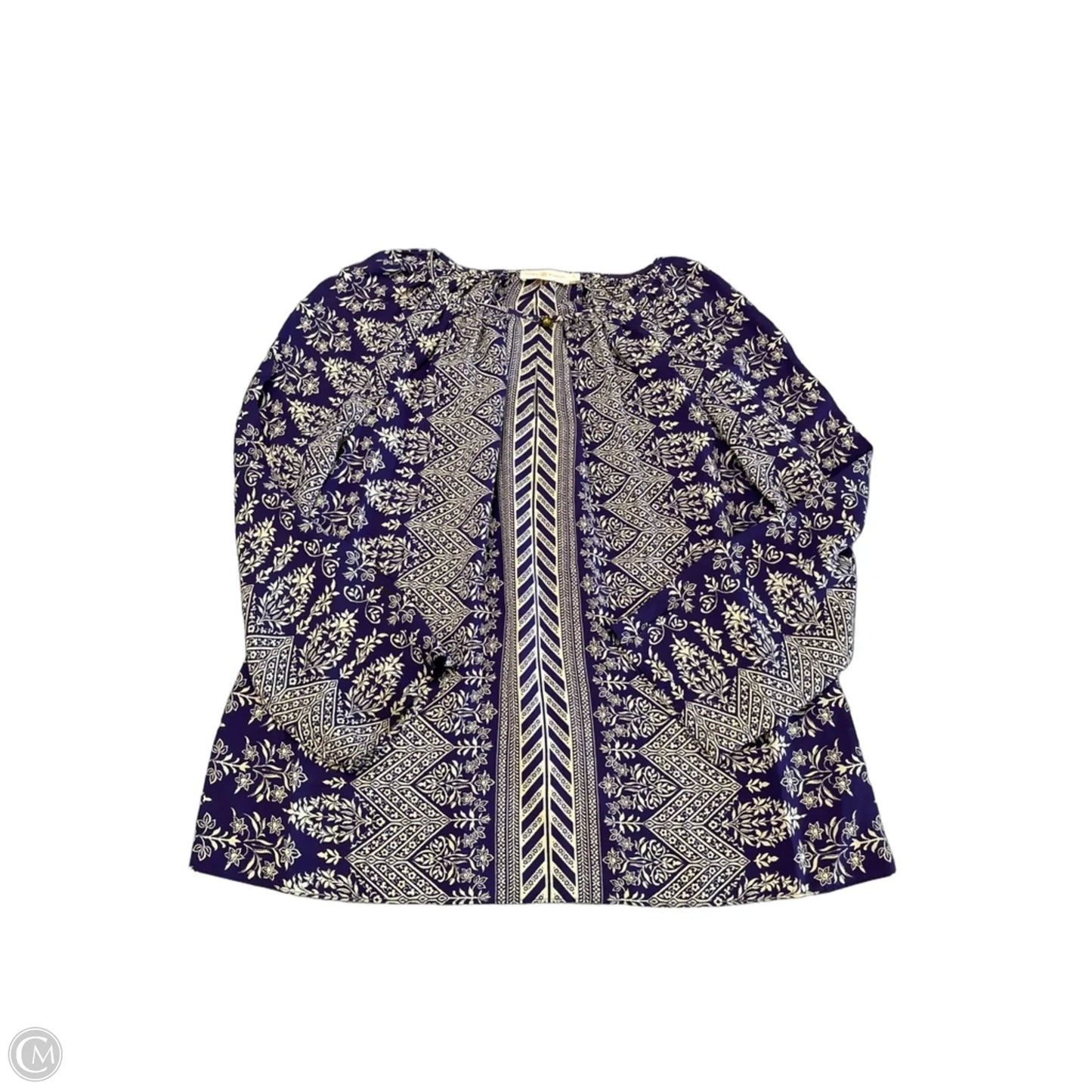 Blouse Designer By Tory Burch In Purple, Size: M