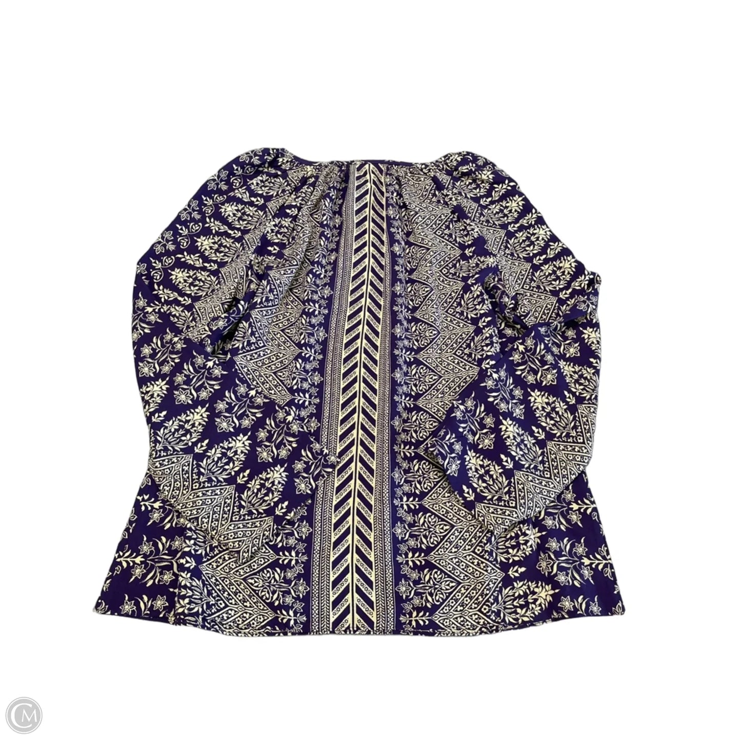 Blouse Designer By Tory Burch In Purple, Size: M