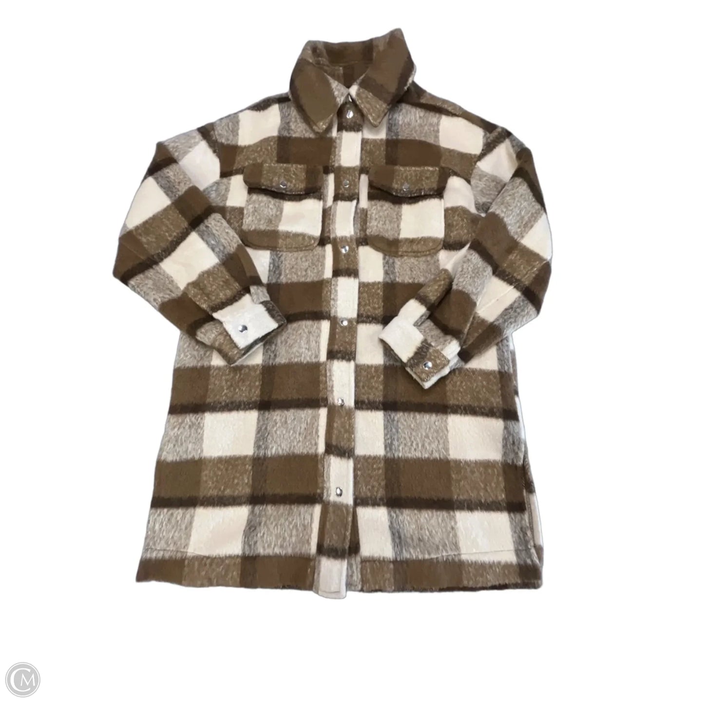 Jacket Other By Audrey Parks In Plaid Pattern, Size: M