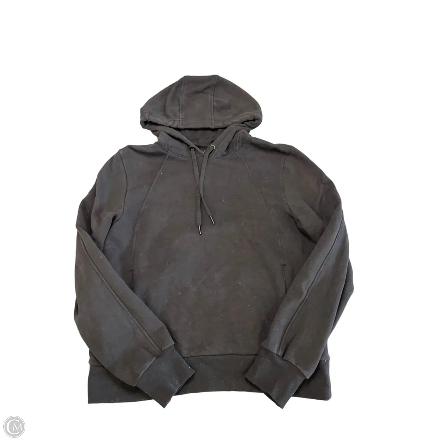 Athletic Sweatshirt Hoodie By Athleta In Black, Size: M