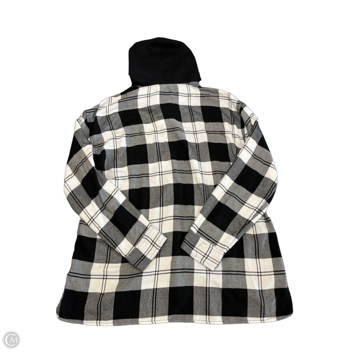 Jacket Shirt By Maurices In Plaid Pattern, Size: M