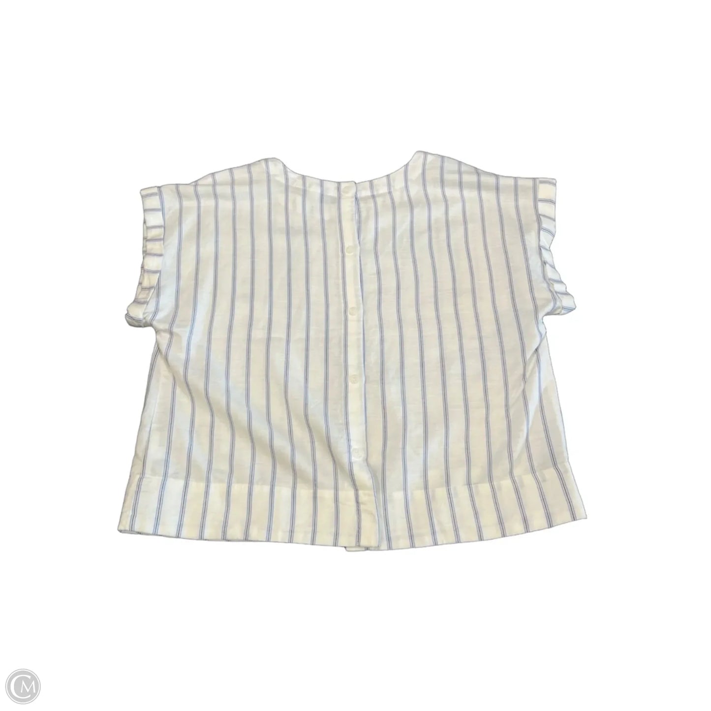 Top Short Sleeve By Cloth & Stone In Striped Pattern, Size: S