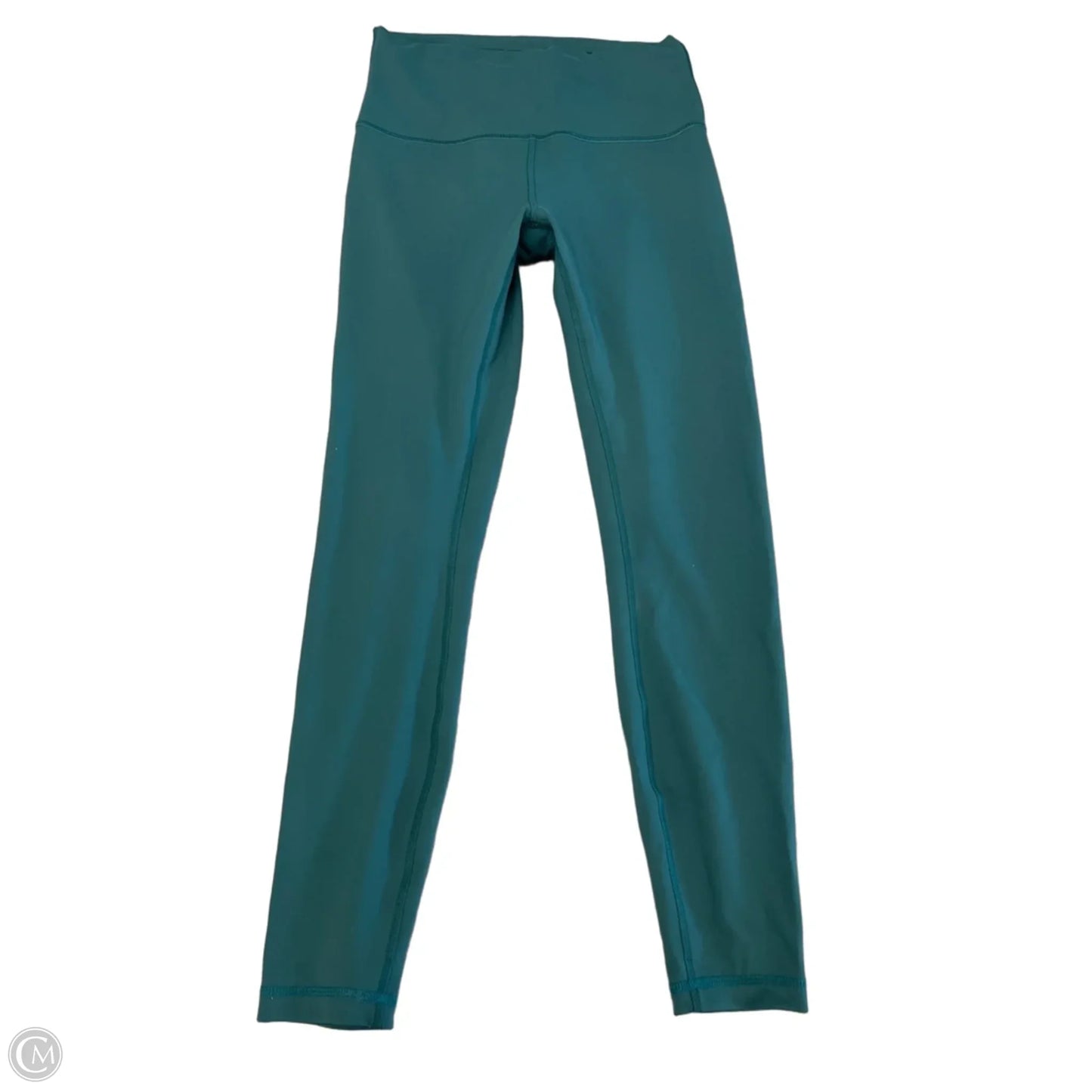 Athletic Leggings By Lululemon In Green, Size: M