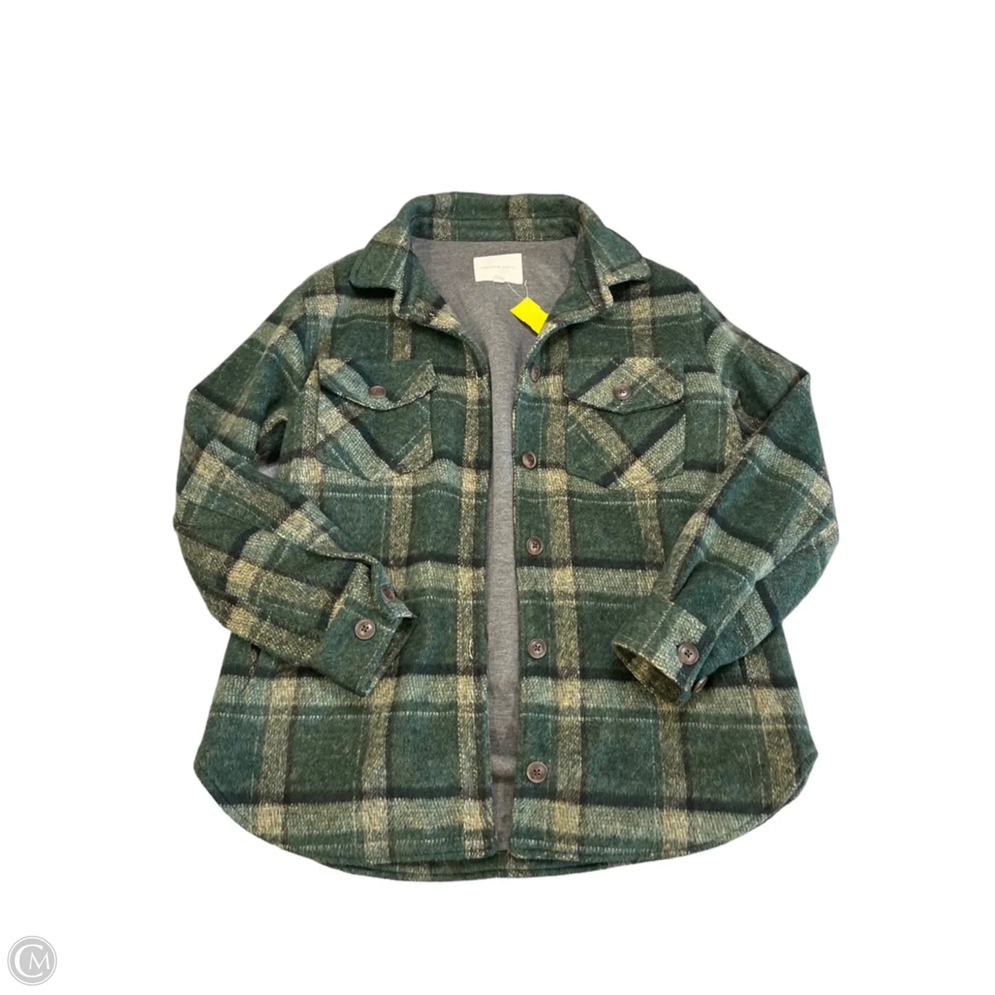 Jacket Other By Thread And Supply In Plaid Pattern, Size: M