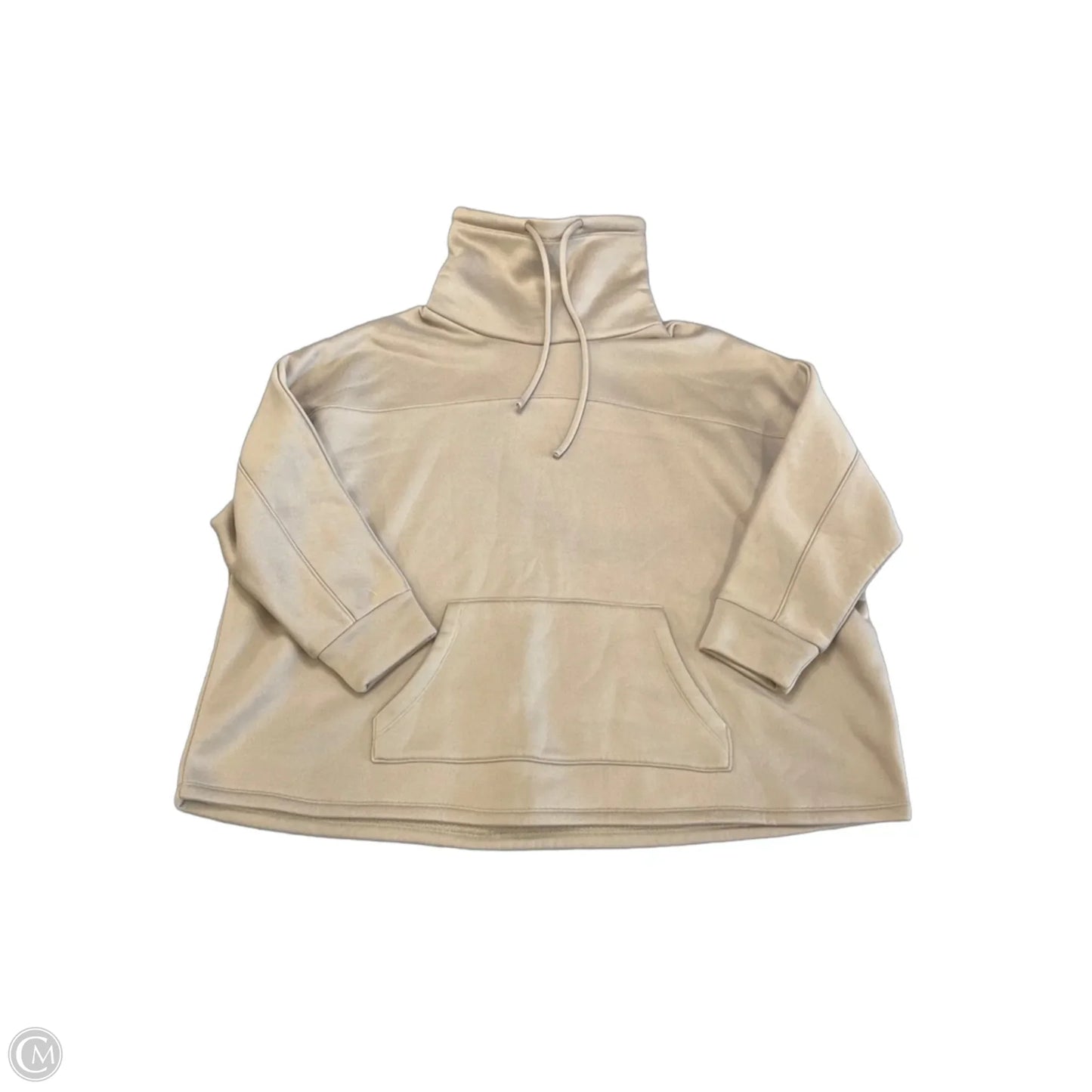 Sweatshirt Collar By Ssys In Brown, Size: S
