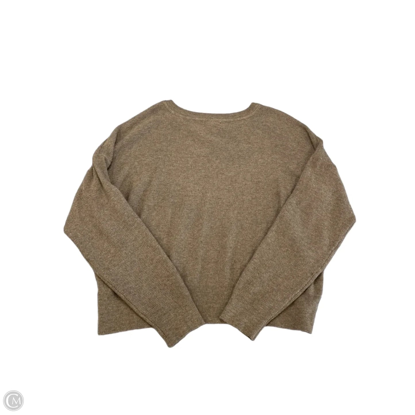 Top Long Sleeve By Thread And Supply In Brown, Size: M