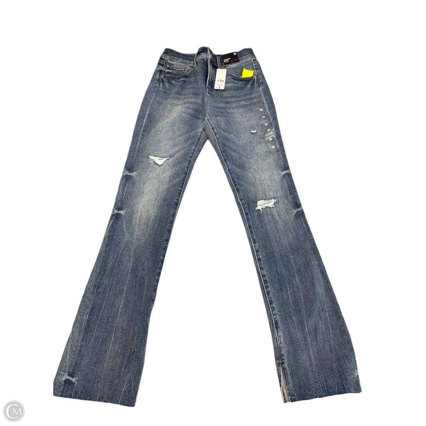 Jeans Boot Cut By Express In Blue Denim, Size: 2