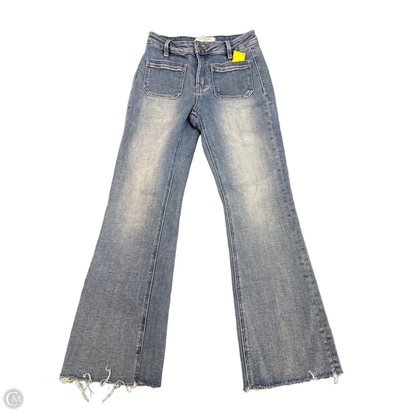 Jeans Straight By Vervet In Blue Denim, Size: 0