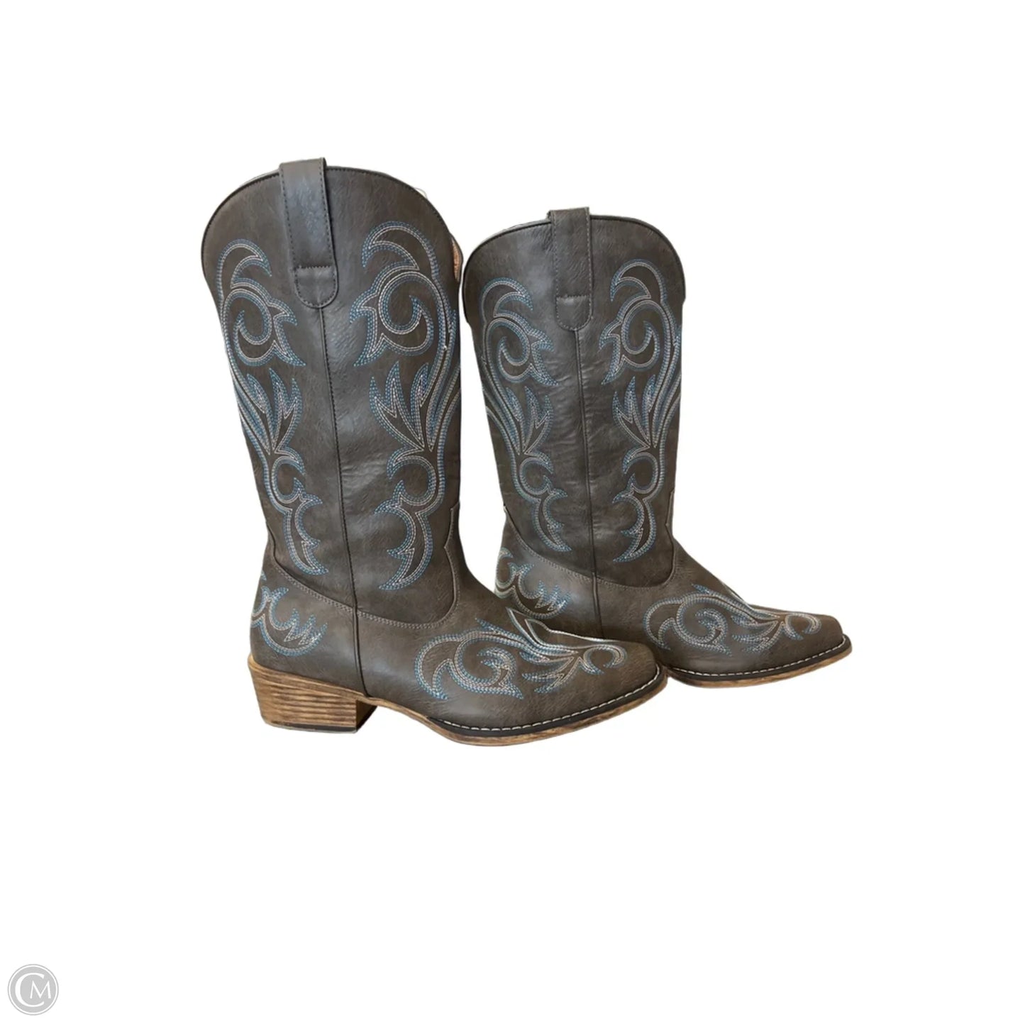 Boots Western By Dream Pairs In Brown, Size: 11
