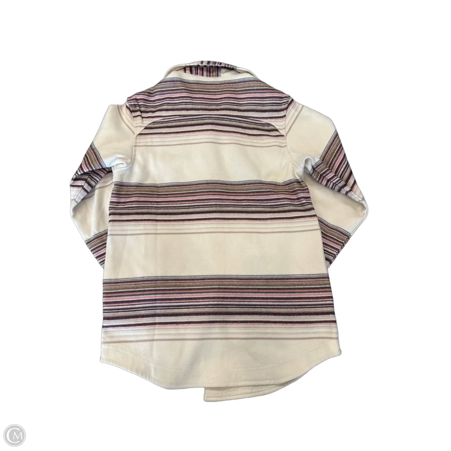 Jacket Shirt By Columbia In Striped Pattern, Size: Xs