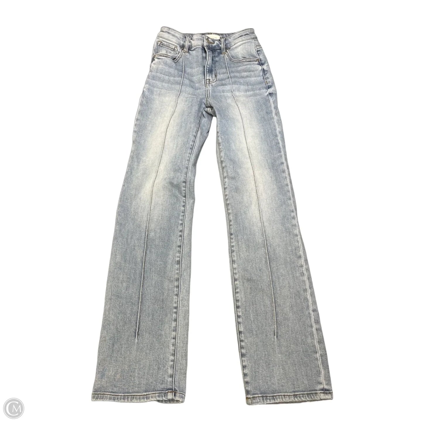 Jeans Straight By Risen In Blue Denim, Size: 0