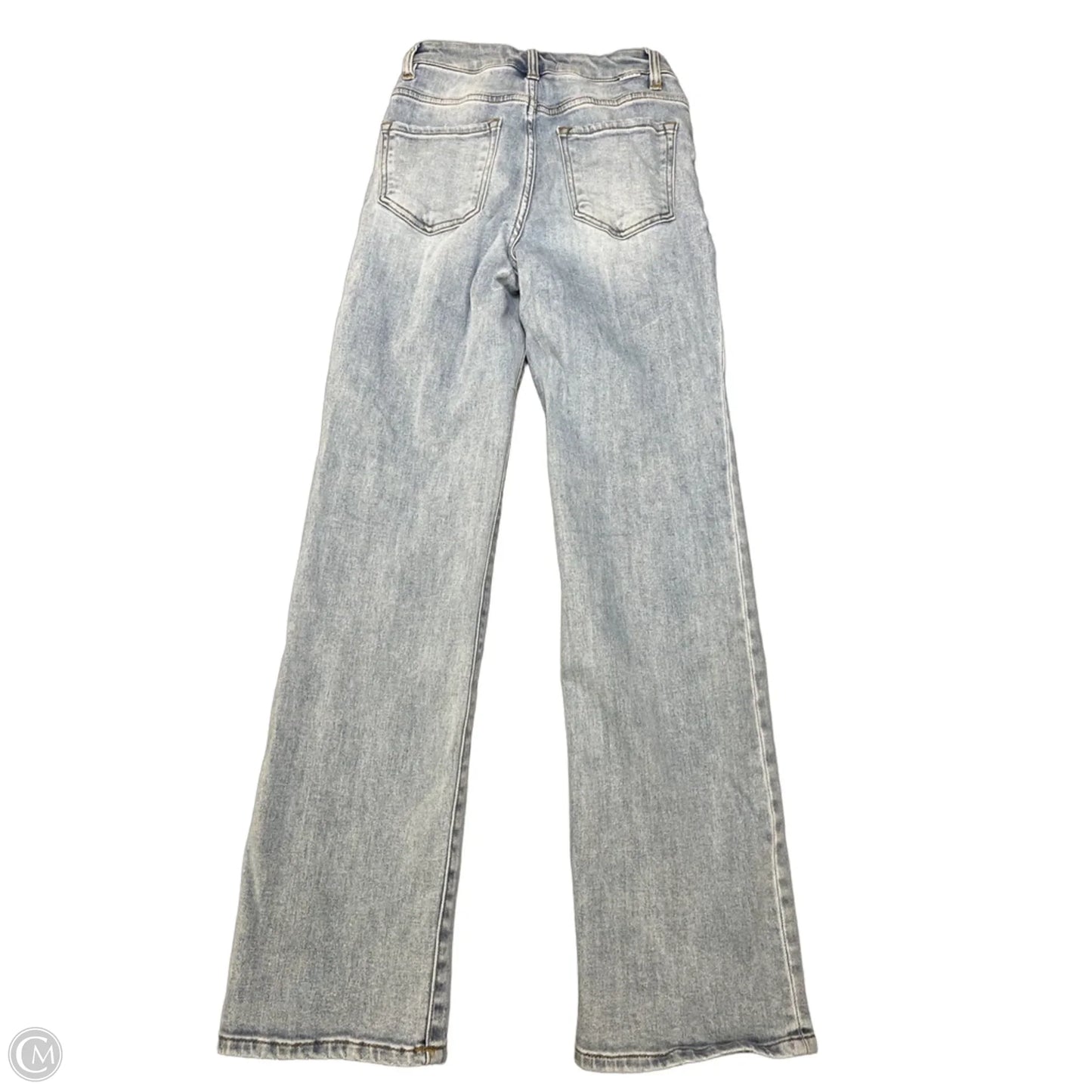 Jeans Straight By Risen In Blue Denim, Size: 0