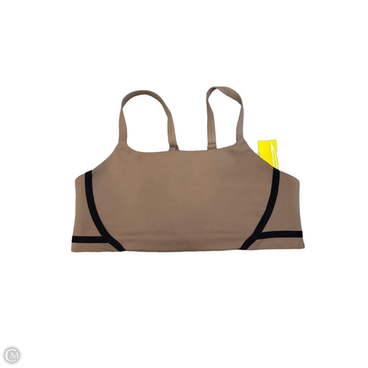 Athletic Bra By Nike Apparel In Brown, Size: Xl