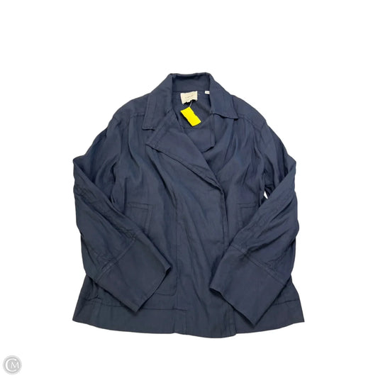 Top Long Sleeve By Vince In Navy, Size: S