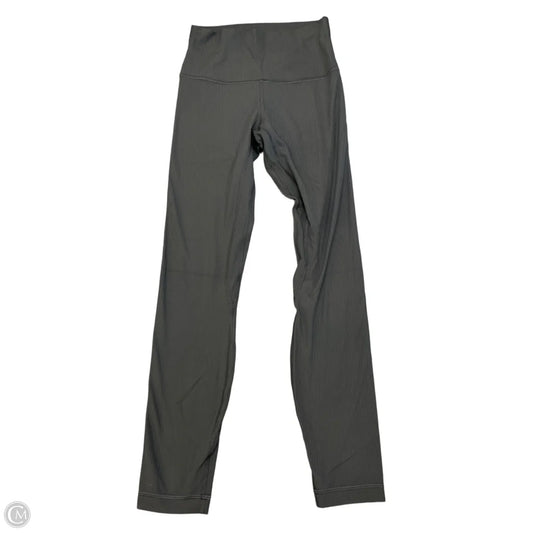 Athletic Leggings By Lululemon In Grey, Size: S