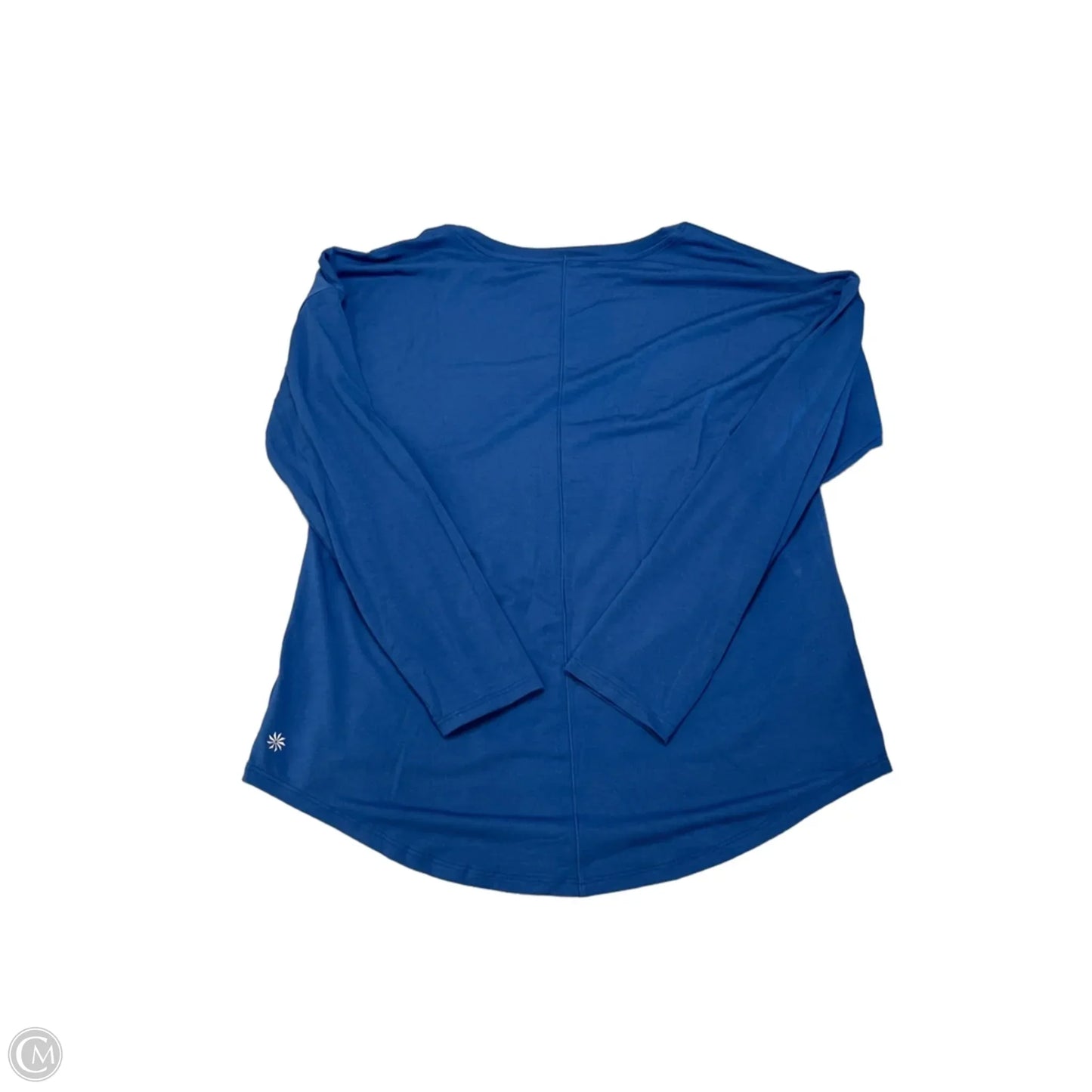 Top Long Sleeve By Athleta In Blue, Size: S