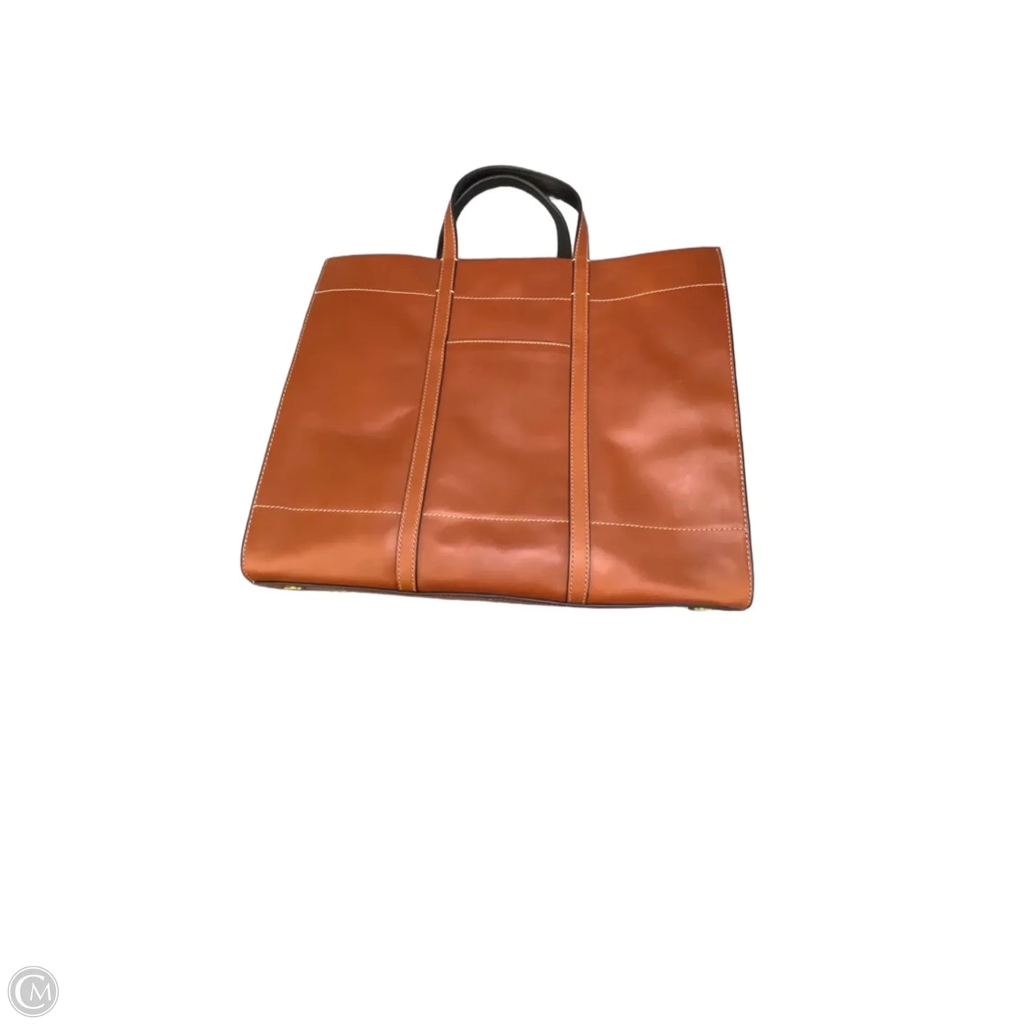 Handbag Leather By Fossil, Size: Large
