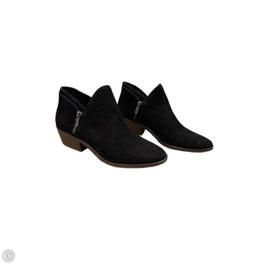 Boots Ankle Heels By Lucky Brand In Black, Size: 10