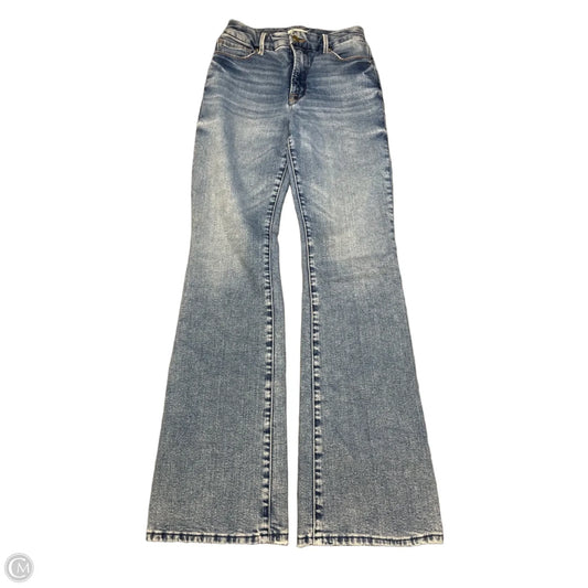 Jeans Straight By Good American In Blue Denim, Size: 4