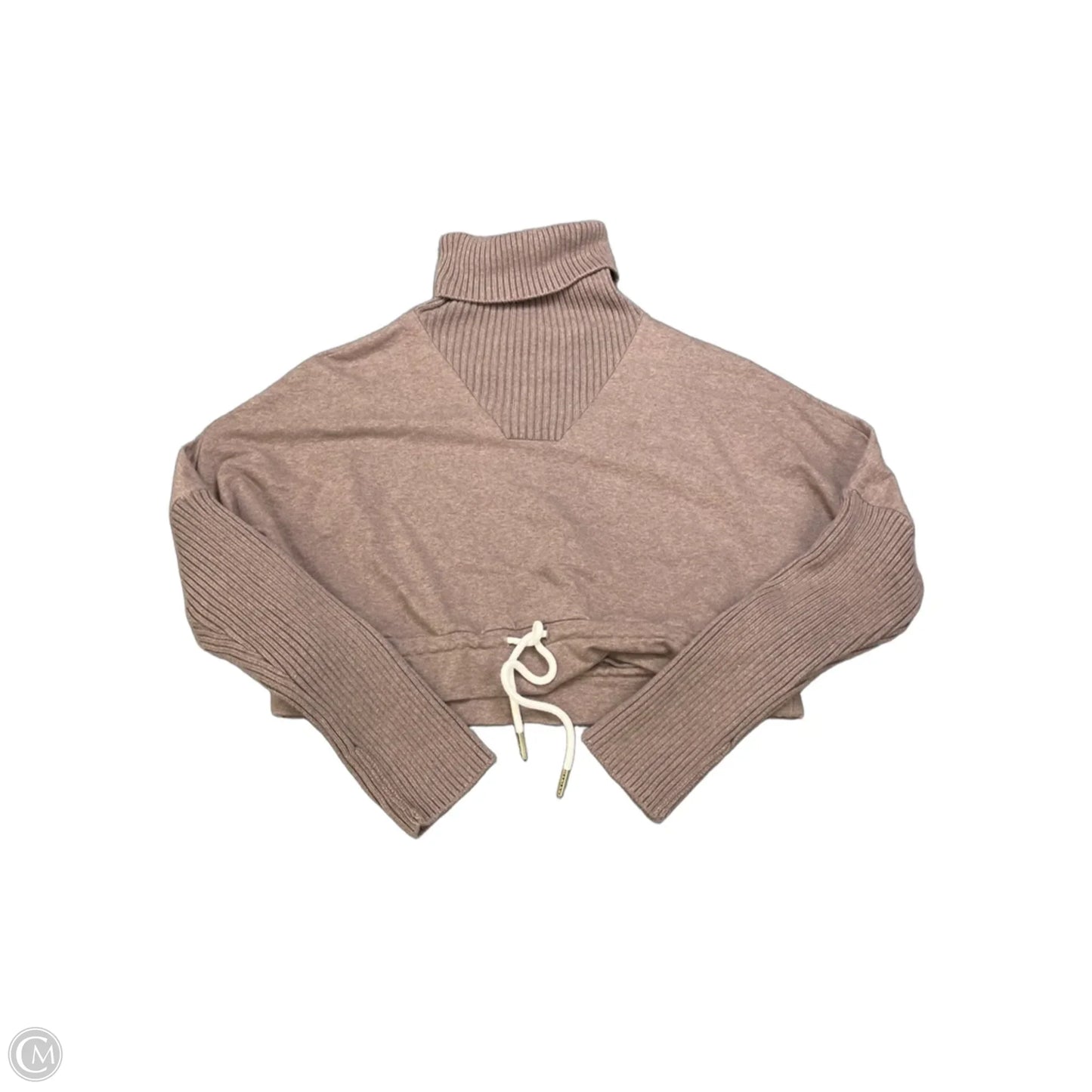 Top Long Sleeve By Varley In Brown, Size: M