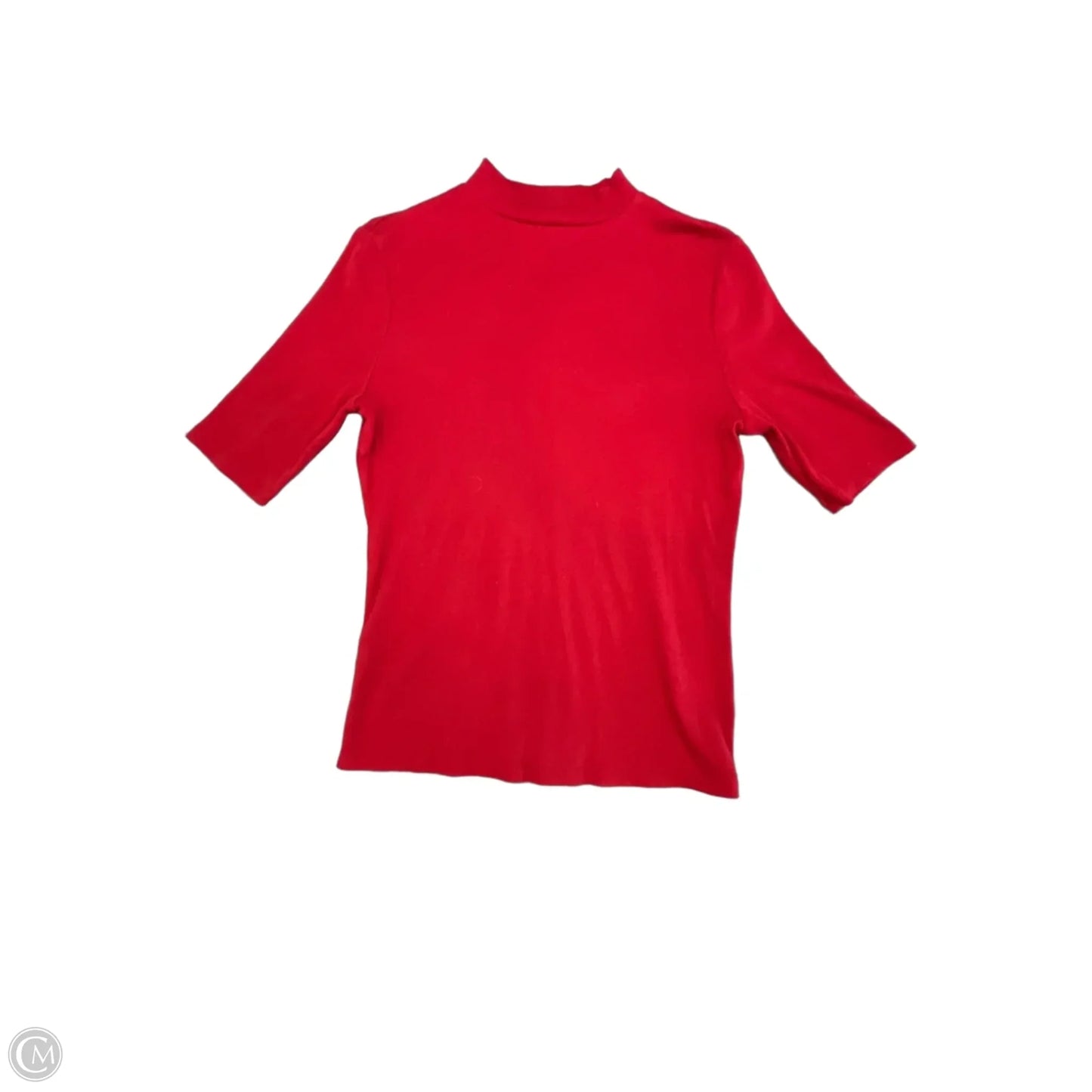 Top Short Sleeve Basic By A New Day In Red, Size: S