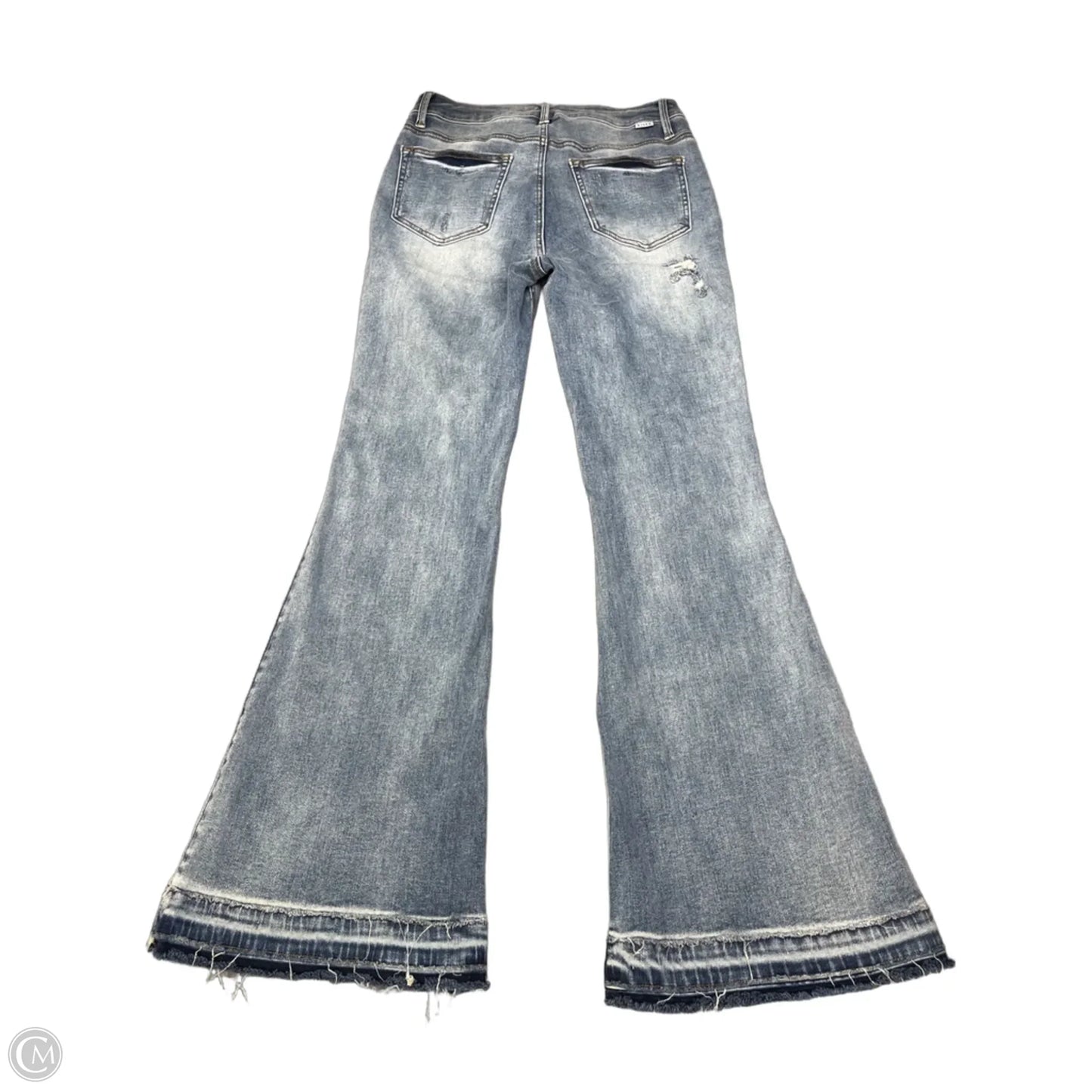 Jeans Flared By Risen In Blue Denim, Size: 10