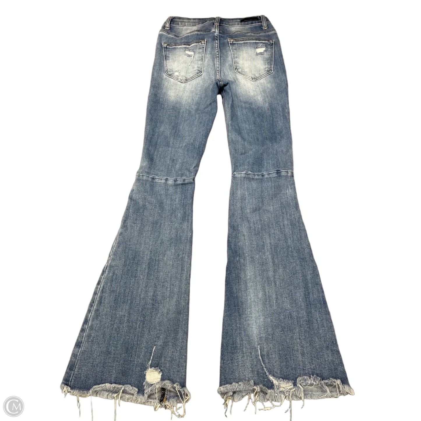 Jeans Flared By Risen In Blue Denim, Size: 2
