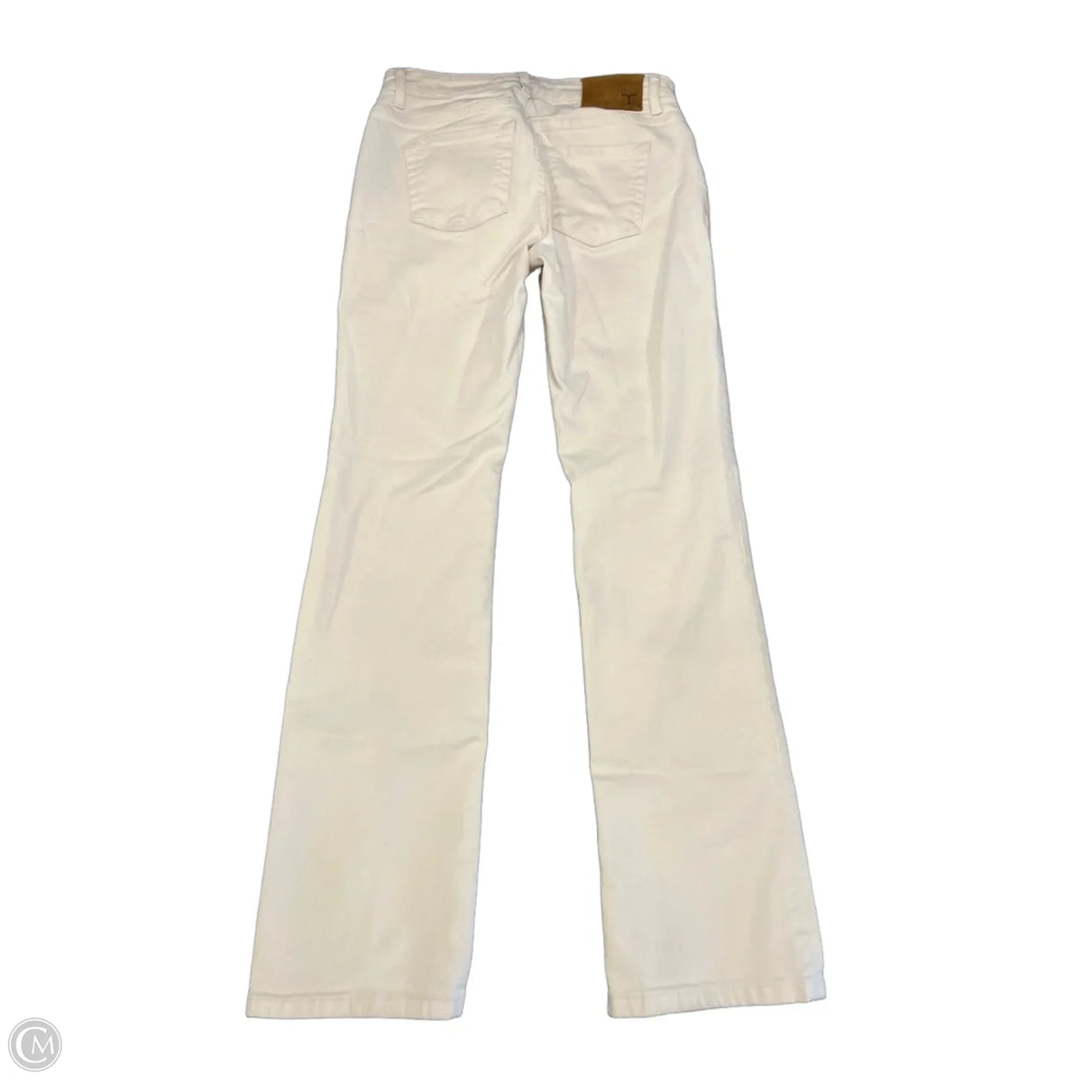 Jeans Straight By Tecovas In Cream Denim, Size: 2