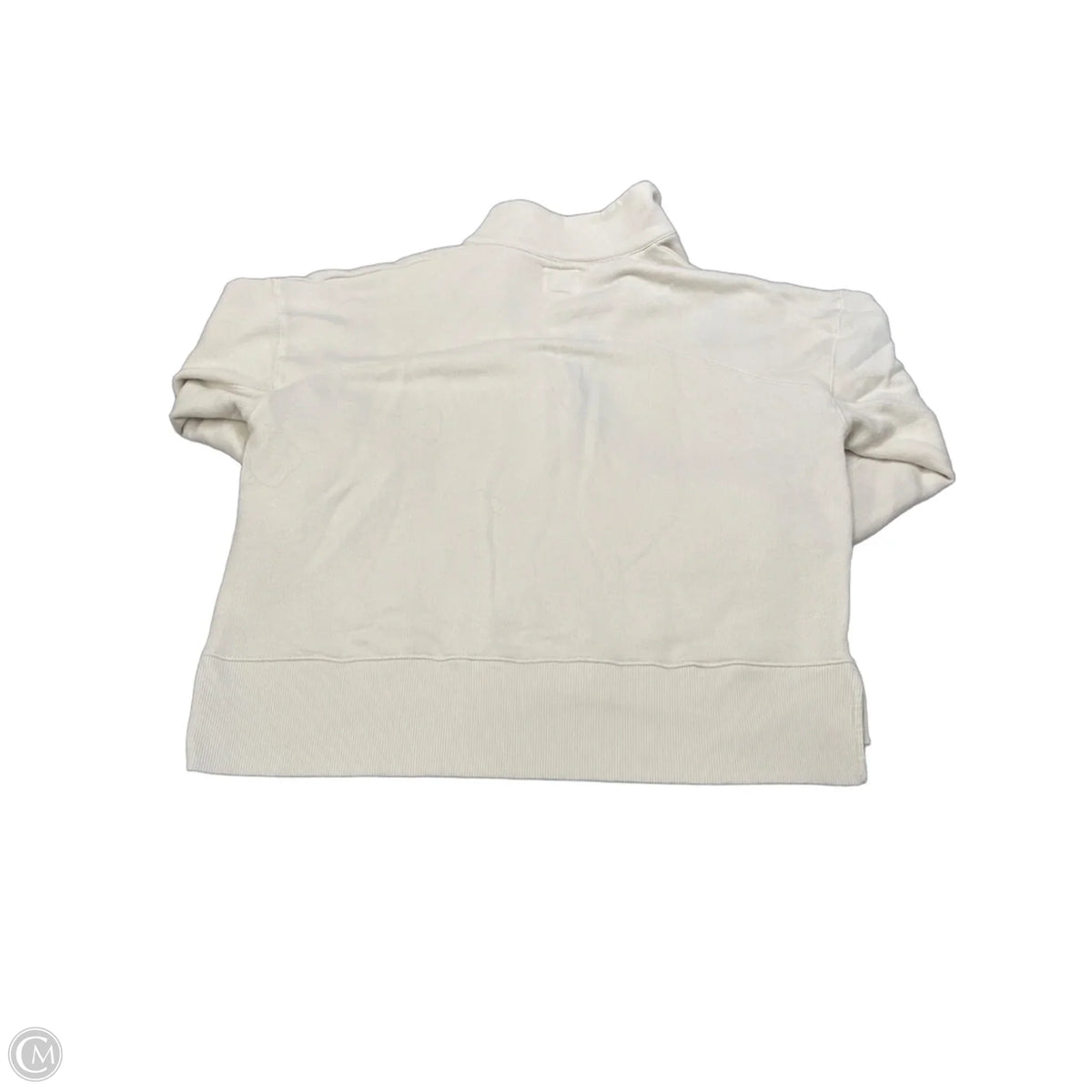 Sweatshirt Collar By American Eagle In Cream, Size: M