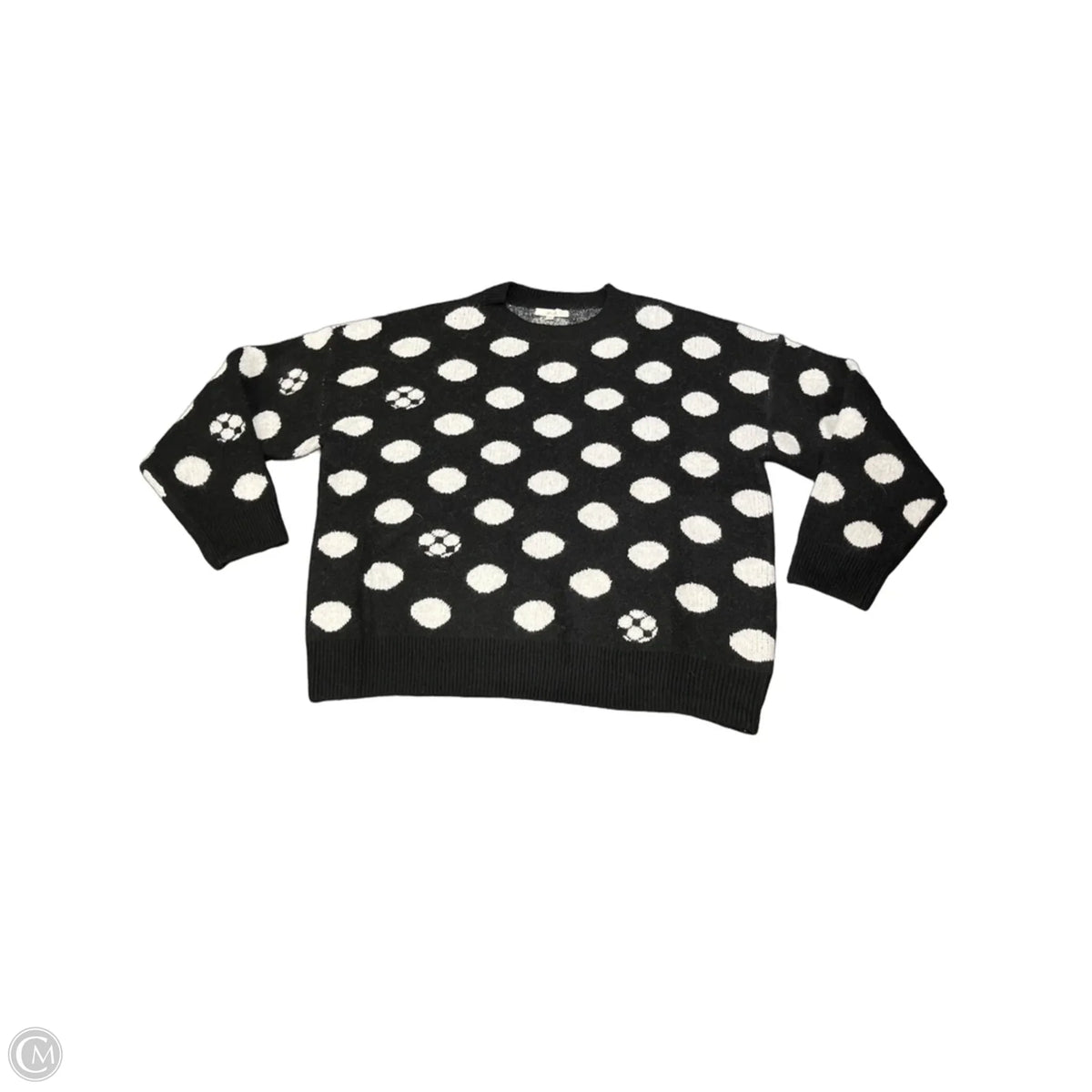 Sweater By Jade By Jane In Black, Size: 1x