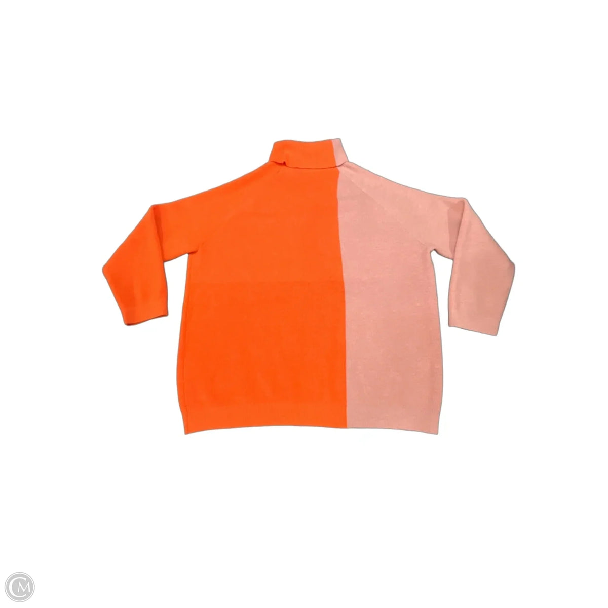 Sweater By First Love In Orange & Pink, Size: 3x