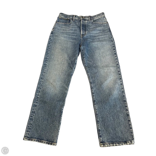 Jeans Straight By Madewell In Blue Denim, Size: 8