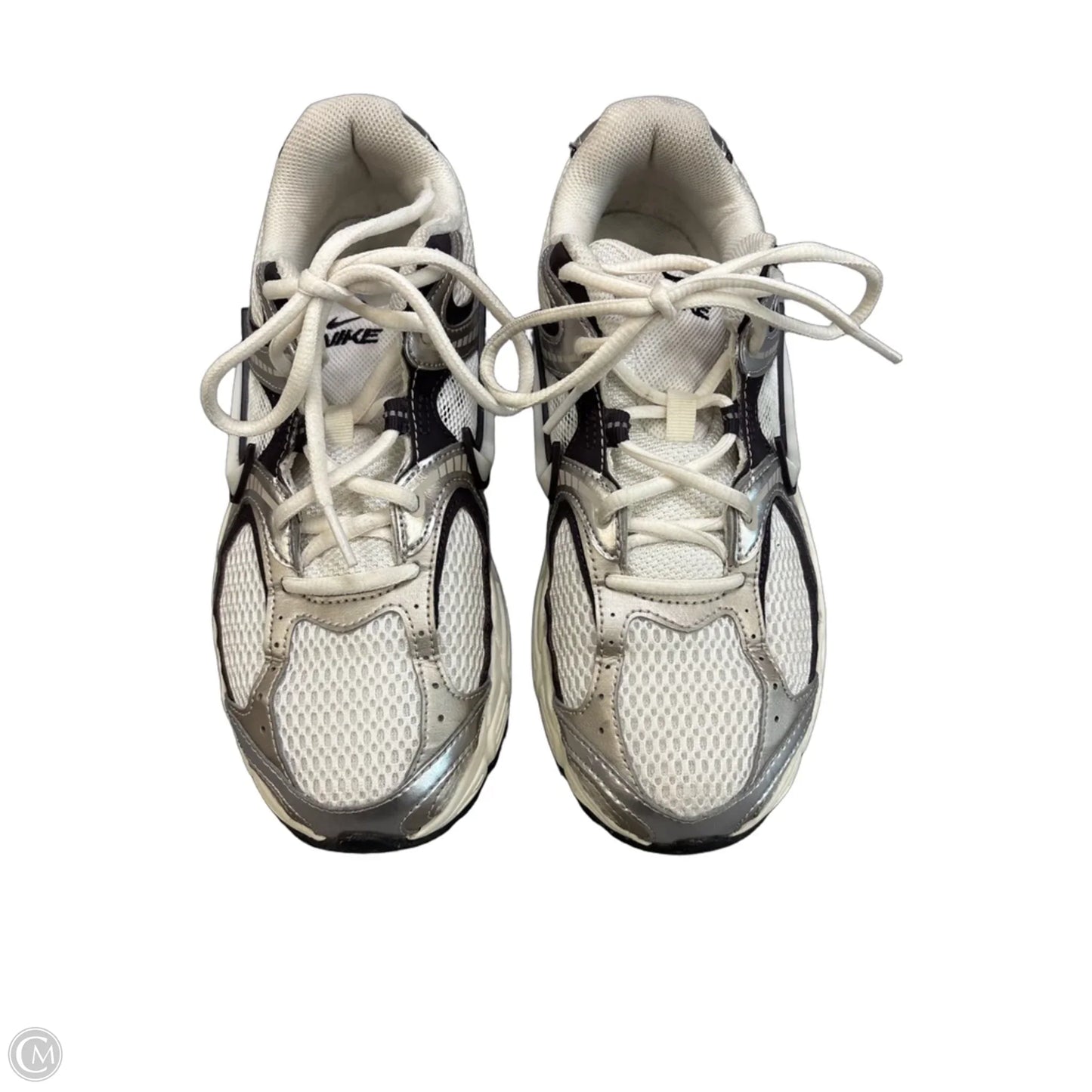 Shoes Athletic By Nike In Silver, Size: 8