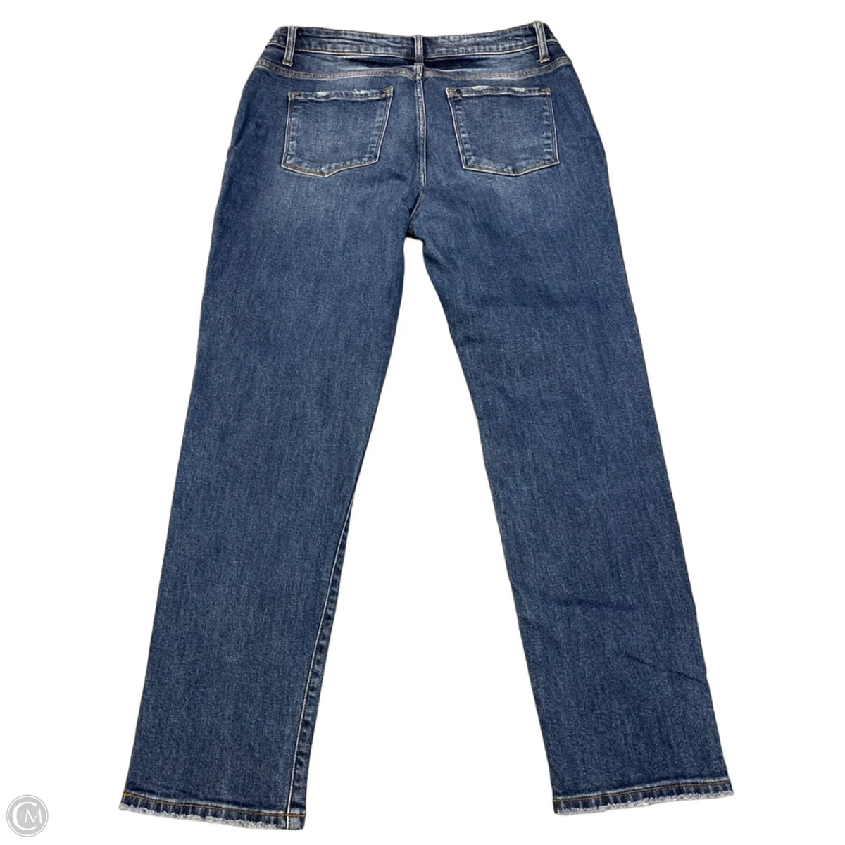 Jeans Straight By Flying Monkey In Blue Denim, Size: 14