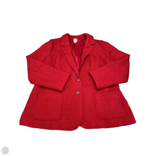 Blazer By J. Jill In Red, Size: Xl