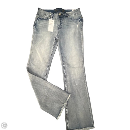 Jeans Straight By Seven 7 In Blue Denim, Size: 14