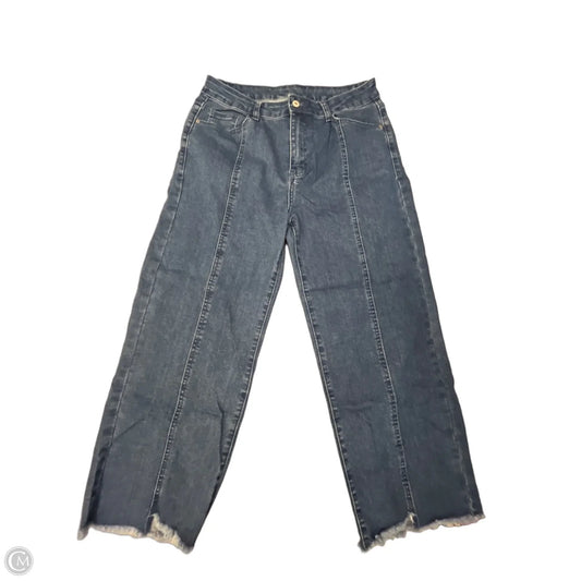 Jeans Cropped By Clothes Mentor In Blue Denim, Size: 12