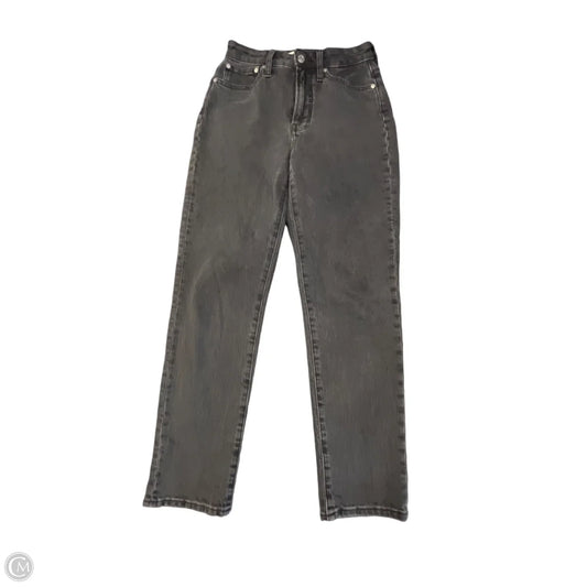 Jeans Boyfriend By Madewell In Black Denim, Size: 0