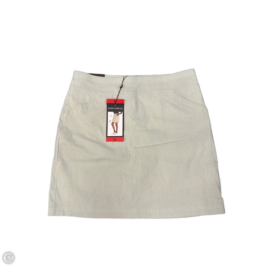 Athletic Skirt By Mario Serrani In Striped Pattern, Size: M