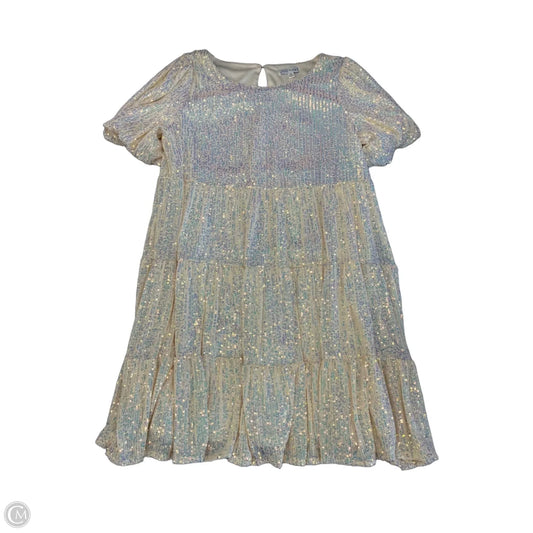 Dress Party Short By She + Sky In Cream, Size: 2x