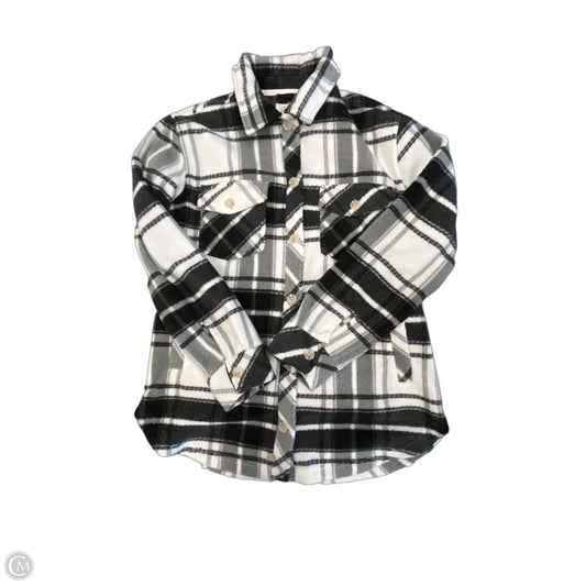 Jacket Shirt By Thread And Supply In Plaid Pattern, Size: S