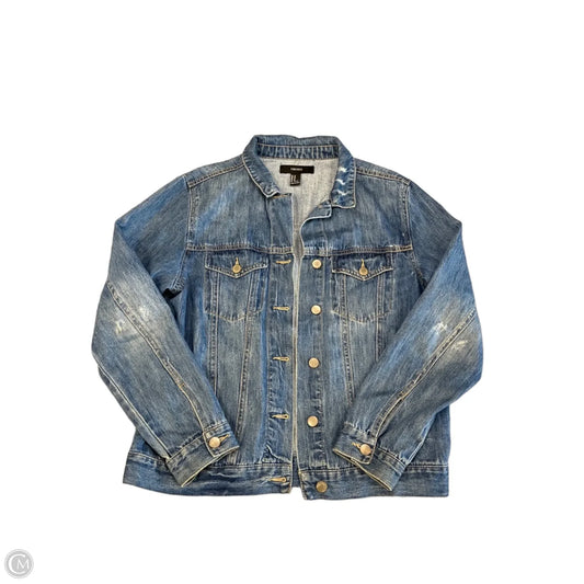Jacket Denim By Forever 21 In Blue Denim, Size: M