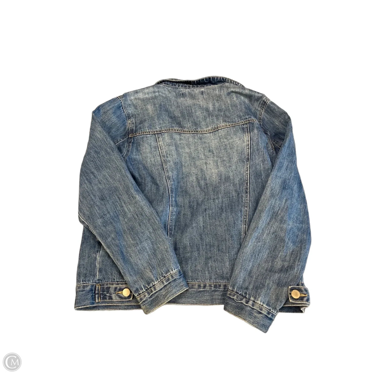 Jacket Denim By Forever 21 In Blue Denim, Size: M