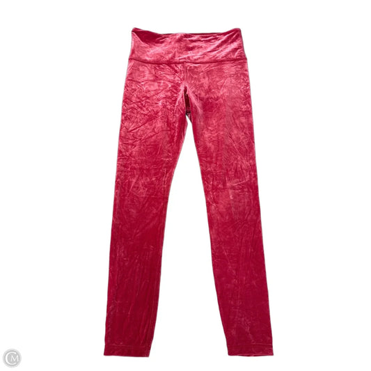 Athletic Leggings By Athleta In Pink, Size: M